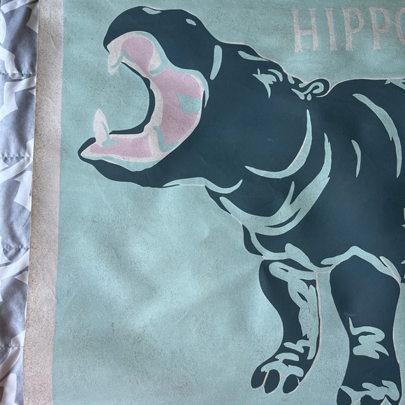 PB Kids Hippo Explorer Canvas Art - Picture 3 of 7